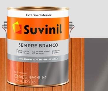 ESMALTE SUVINIL BRILHANTE SEMPRE BRANCO - 3.6L