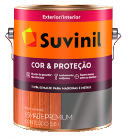 ESMALTE SUVINIL BRILHANTE PRETO - 3.6L